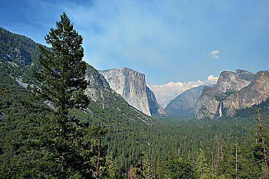 风景,半圆顶,优胜美地国家公园,加利福尼亚,美国