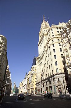 格兰大道,建筑,马德里,西班牙