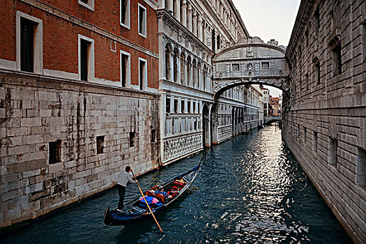 叹息桥,著名地标,威尼斯,意大利