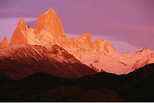 黎明,攀升,巴塔哥尼亚,阿根廷