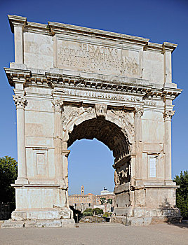 拱形,泰特斯,古罗马广场,古罗马,罗马,拉齐奥,意大利,欧洲