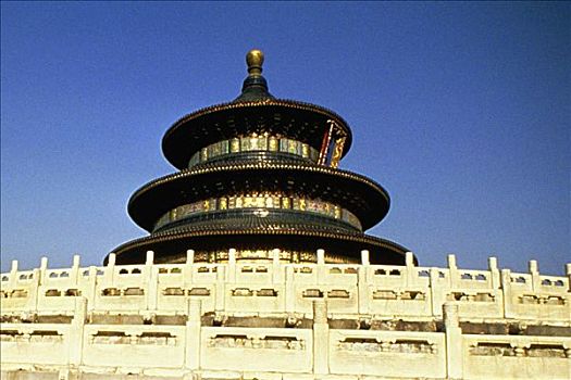 仰视,庙宇,天坛,北京