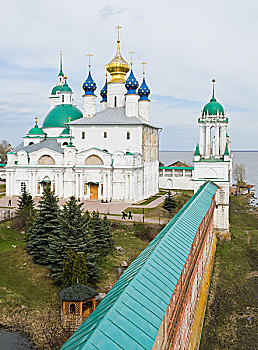 漂亮,风景,寺院,罗斯托夫,俄罗斯