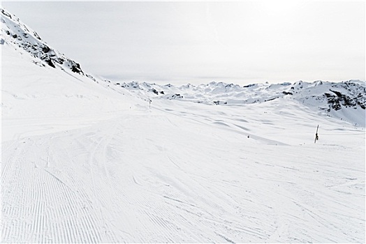 滑雪道,区域,法国
