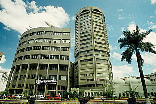 塔,商业区,达卡,孟加拉