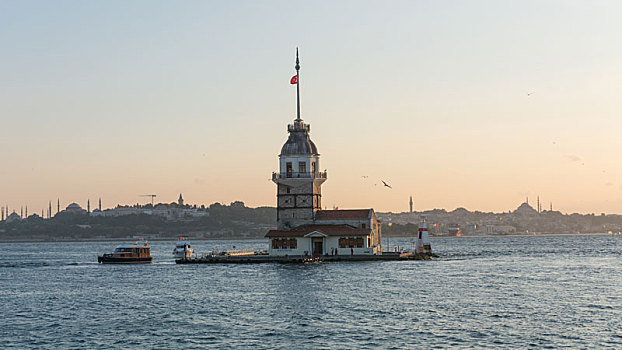 土耳其伊斯坦布尔少女塔