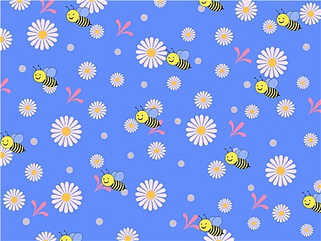 蜜蜂,花,背景
