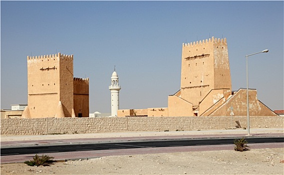 古建筑,多哈,卡塔尔,中东
