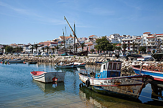船,港口,拉各斯,阿尔加维,葡萄牙