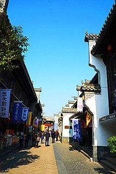 安徽,芜湖,鸠兹古镇,街道,豆腐