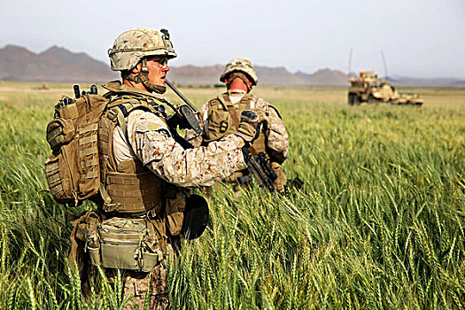 海军陆战队,巡逻,地点,阿富汗