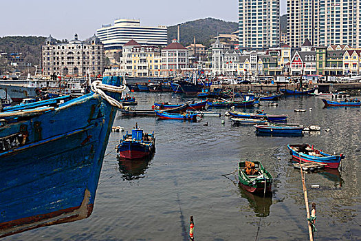 港湾,停泊,船