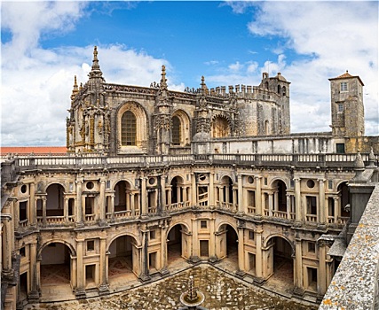 骑士,圣殿骑士,修道院,耶稣,托马尔,葡萄牙