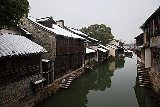 乌镇雪景