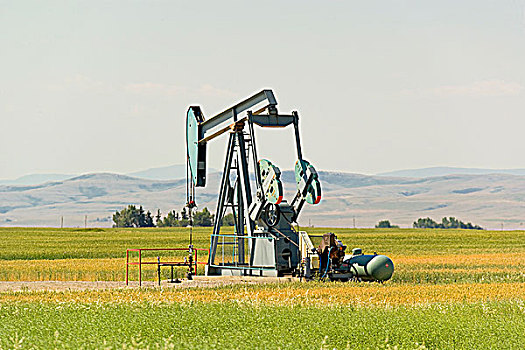 石油井架,艾伯塔省,加拿大