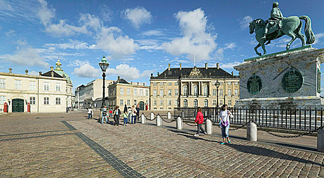 雕塑,宫殿,哥本哈根,丹麦