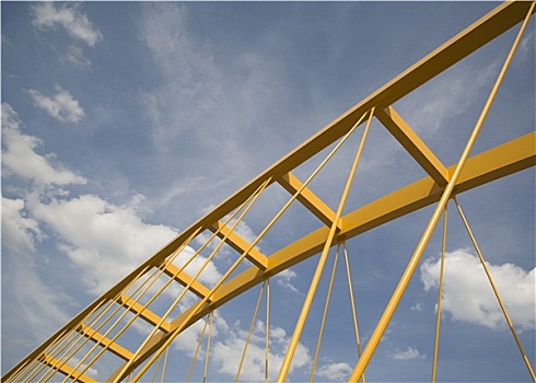 黄色,桥