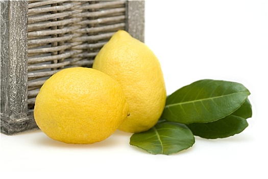 柠檬,柳条篮