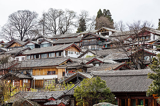 丽江古城全景