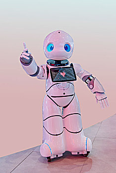 2023重庆汽车展展示的机器人