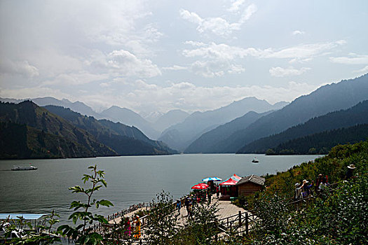 新疆,天山,天池,高山湖泊,淡水湖