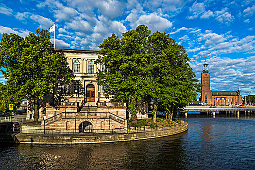 斯德哥尔摩,市政厅,背景,瑞典