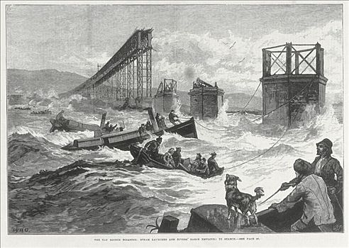 桥,灾难,苏格兰,十二月,艺术家,未知