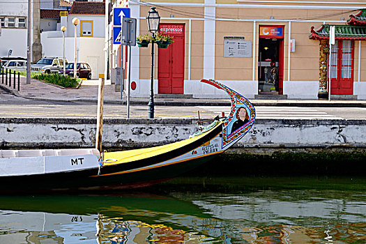 葡萄牙,阿威罗,威尼斯,10世纪,城市,运河,地区,小船,反射