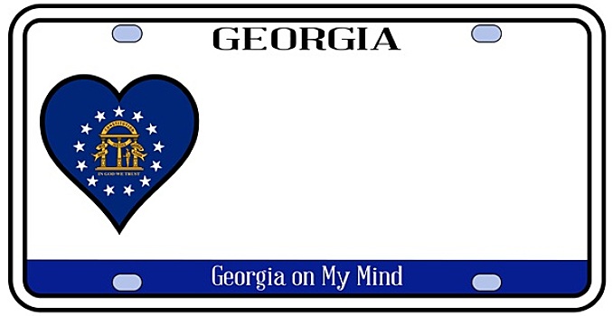 乔治亚,牌照