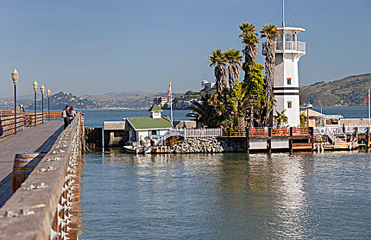 灯塔,码头,旧金山,加利福尼亚,美国