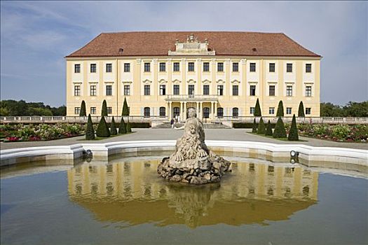 城堡,宫殿,王子,尤金,巴洛克,下奥地利州,欧洲