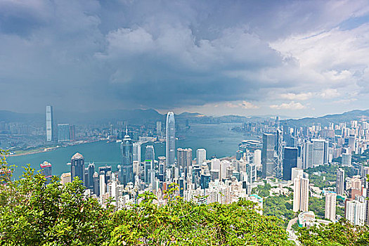 香港,写字楼,风暴