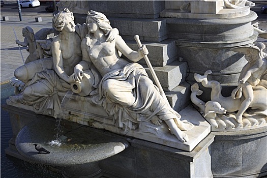 喷泉,奥地利,议会,维也纳