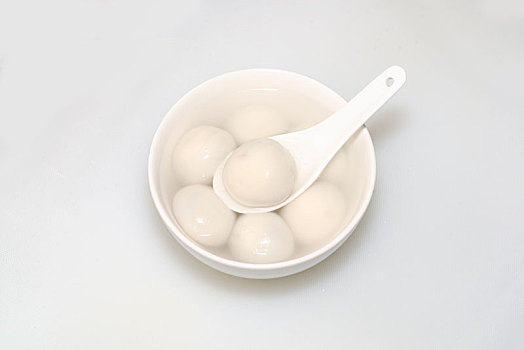 一碗,汤圆,白色