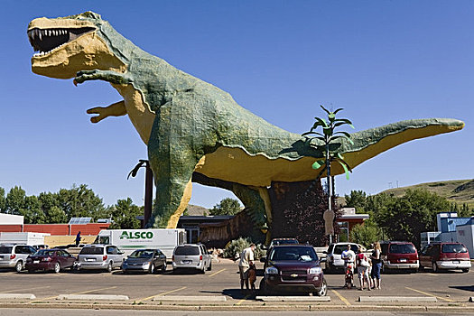 恐龙,德兰赫勒,艾伯塔省,加拿大