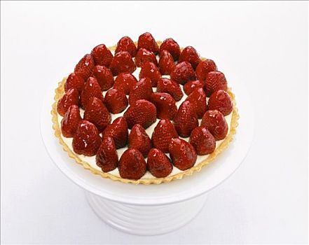 草莓糕点,基座,盘子
