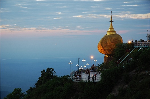 金色,缅甸