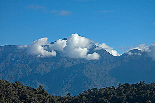 山脉,不丹,十一月,2007年