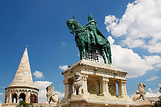 雕塑,城堡区,布达佩斯,匈牙利