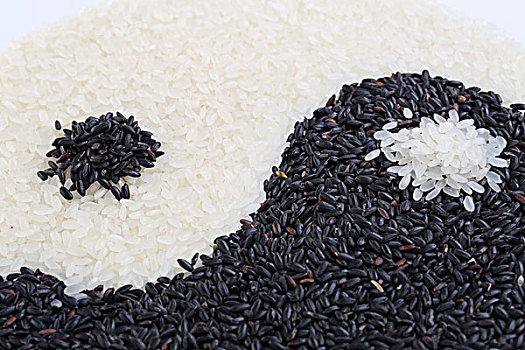 阴阳大米,中国古典传统文化,食材表现阴和阳