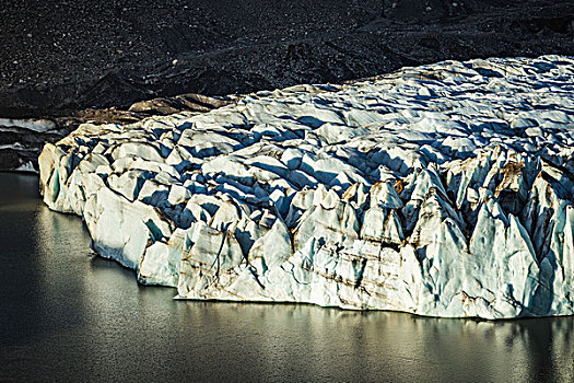 特写,冰河,泻湖,洛斯格拉希亚雷斯国家公园,巴塔哥尼亚,阿根廷