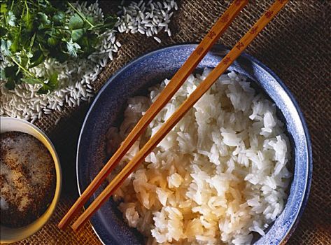 米饭,烹饪,中式,碗