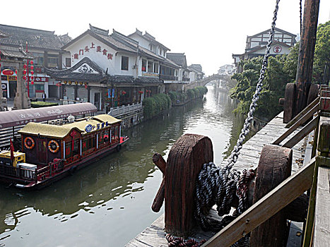 无锡,南长街,古镇,建筑,江南,水乡,小桥,桥梁,河流,河道,运河,京杭大运河,风情,风光,旅游,景点,古色古香,小巷2