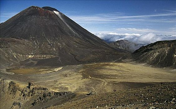 山,攀升,北方,岛屿,新西兰