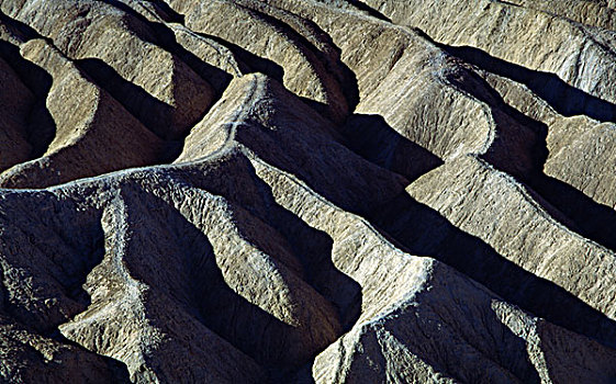 俯拍,岩石构造,死亡谷国家公园,加利福尼亚,美国