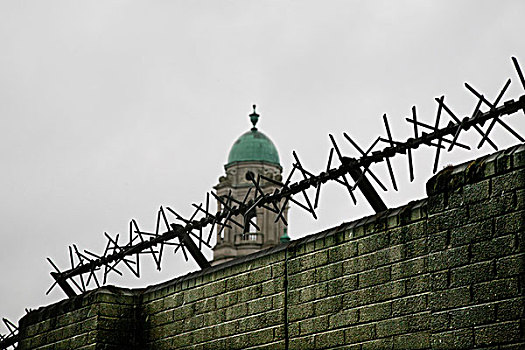 监狱,墙壁,教堂,尖顶
