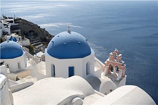 教堂,岛屿,锡拉岛,希腊