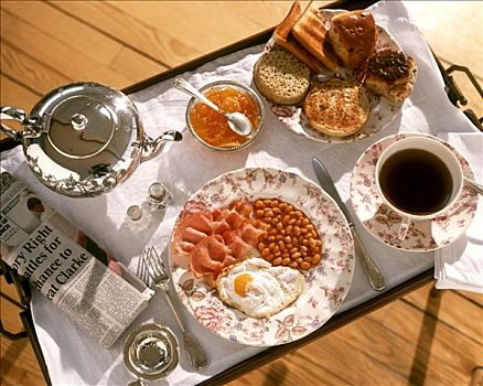 英国,早餐托盘