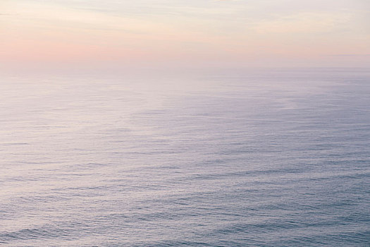 海洋,水面,平静,灰色,发光,太阳,黎明,地平线