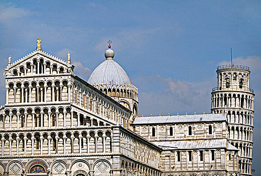 意大利,托斯卡纳,比萨,广场,中央教堂,建造,11世纪,大幅,尺寸